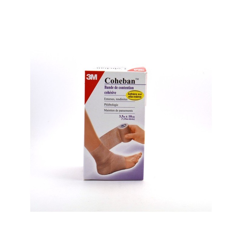  Coheban 3M Flesh Cohesive Contention Band 3.5m x 10cm 3M