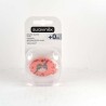  Suavinex Indian Pink Oval Pacifier Clip for Girl Suavinex