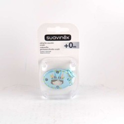 Attache-Sucette Ovale Suavinex Indienne Vert d'eau - Fille