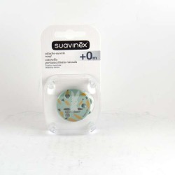  Suavinex Round Green Rabbit Enchanted Forest Bunny Pacifier Clip for Boy Suavinex