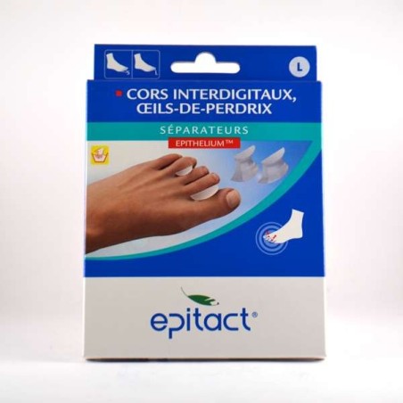  Toe Separators for Corns and Calluses - Size L - Epithelium TM - Epitact Epitact