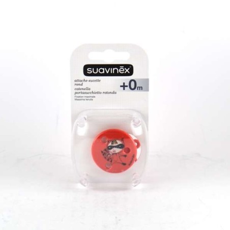  Suavinex Girl Super Hero Round Pacifier Clip Suavinex