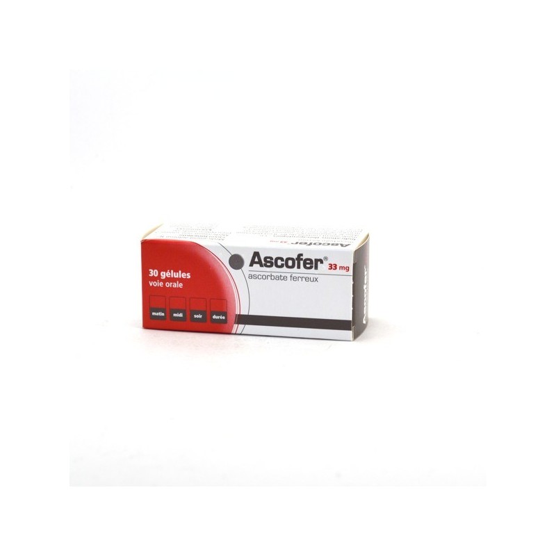  Ascofer 33mg, 30 capsules Ascofer