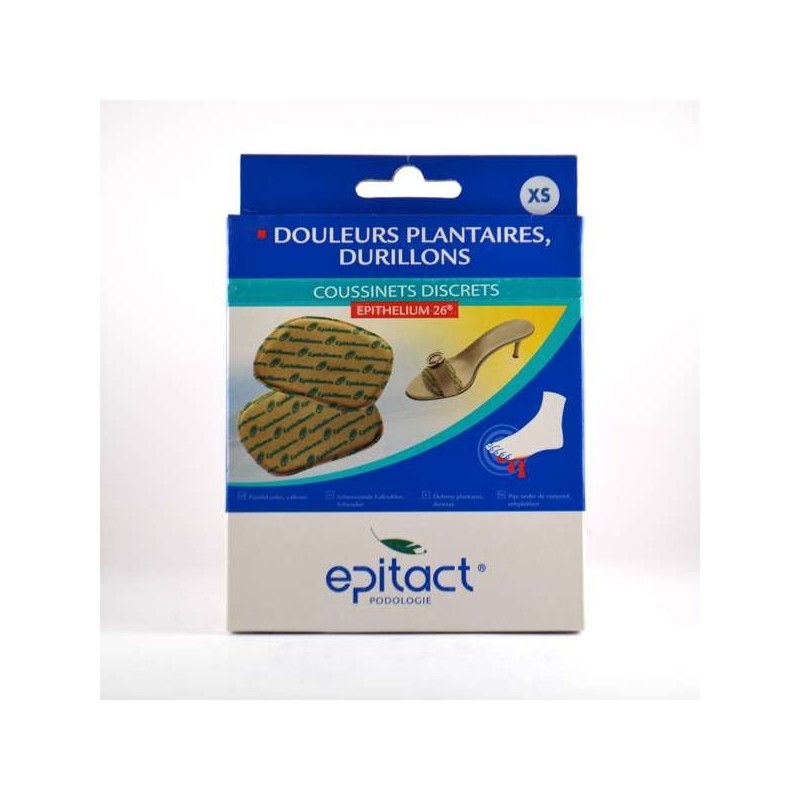 Epithelium 26 Discrete Foot Cushions, Size XS, Painful Arches / Callus - Epitact Epitact