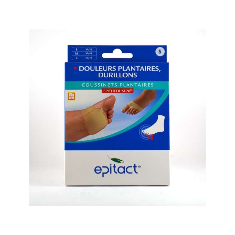  Epithelium 26 Plantar Cushions, Size S - Painful arches / callus - Epitact Epitact