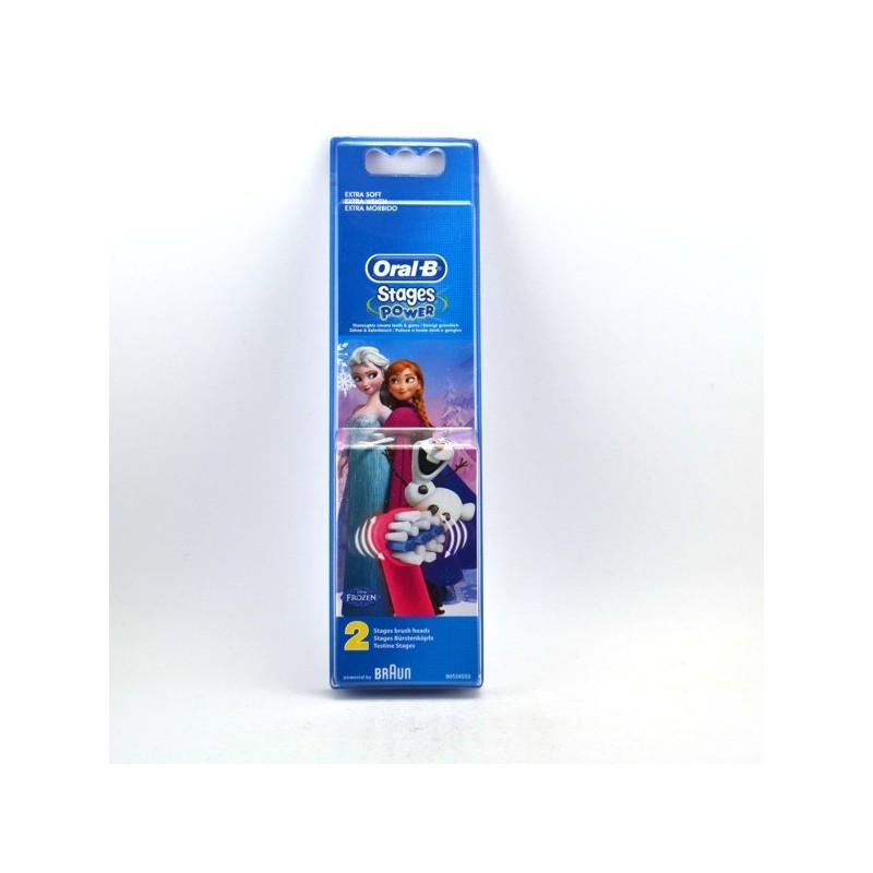 Frozen Electric Toothbrush Refill - Child - Oral B - 2 refills