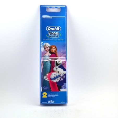 Frozen Electric Toothbrush Refill - Child - Oral B - 2 refills