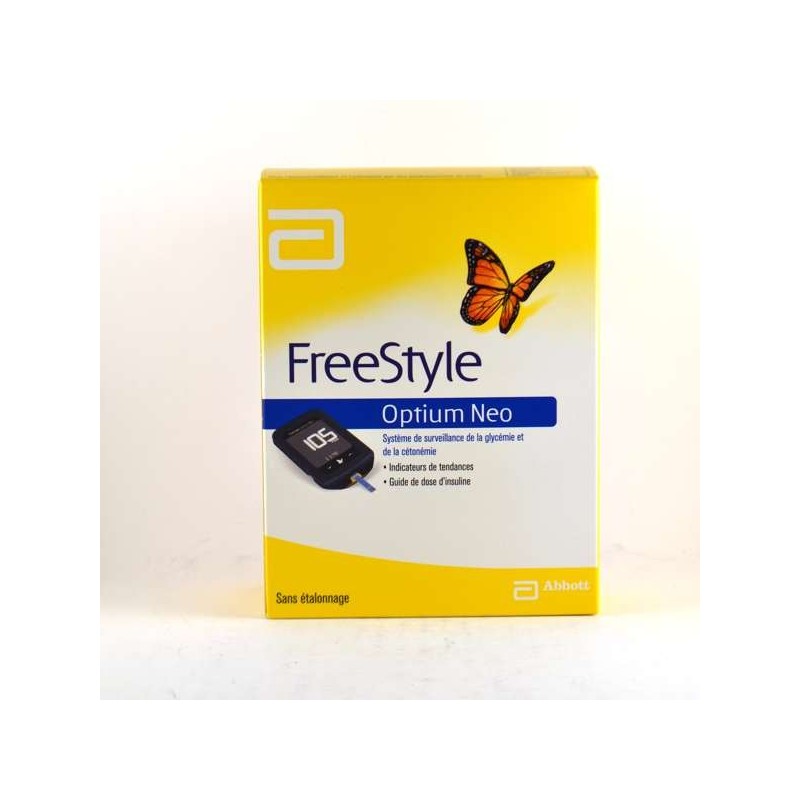  FreeStyle Optium Neo Blood Glucose and Ketone Monitoring System - Abbott - Complete Diabetes Kit ONETOUCH