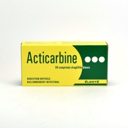  Acticarbine, Digestion Discomfort, Intestinal Bloating, 84 tablets Acticarbine