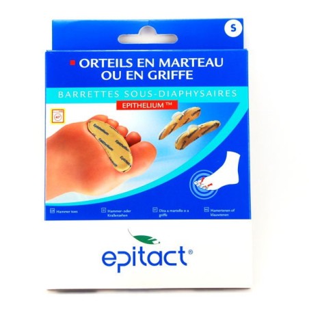 Barrettes Sous-Diaphysaires Epithelium Orteils En Marteau Ou En Griffe Epitact, 1 Paire, Taille S