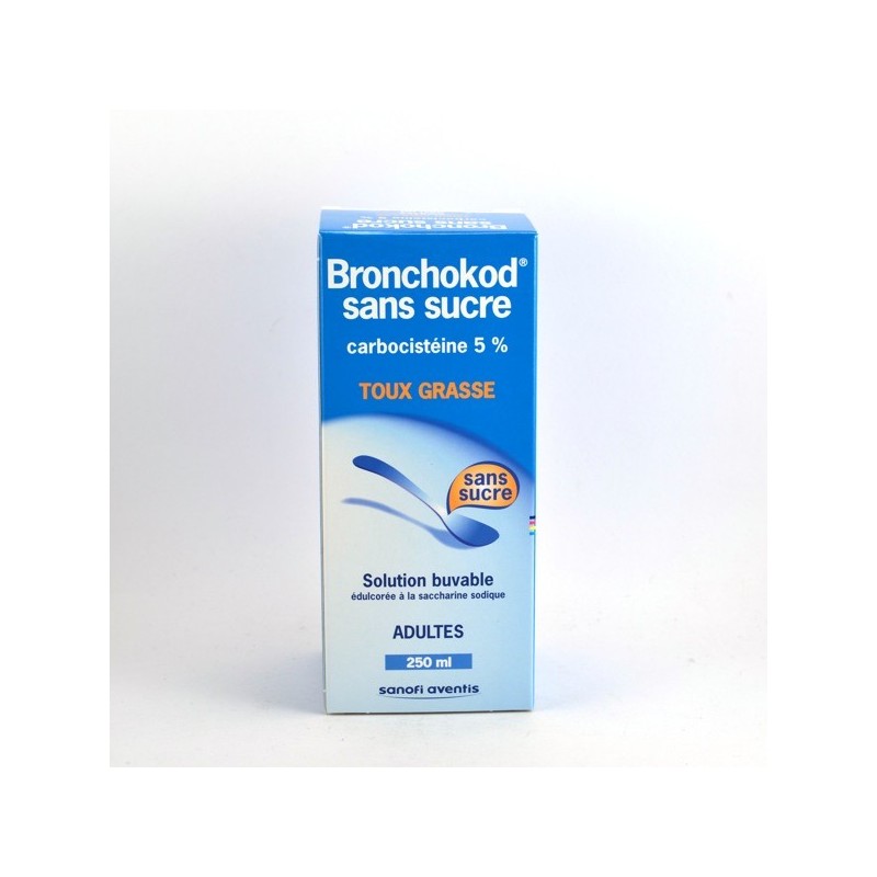 Bronchokod Loose Cough Sugar-Free Drinkable Solution for Adults, 250ml Sanofi Aventis