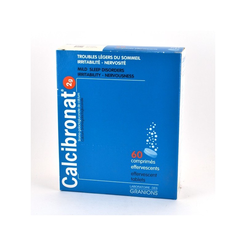 Calcibronat 2g Boite De 60 Comprimés Effervescents