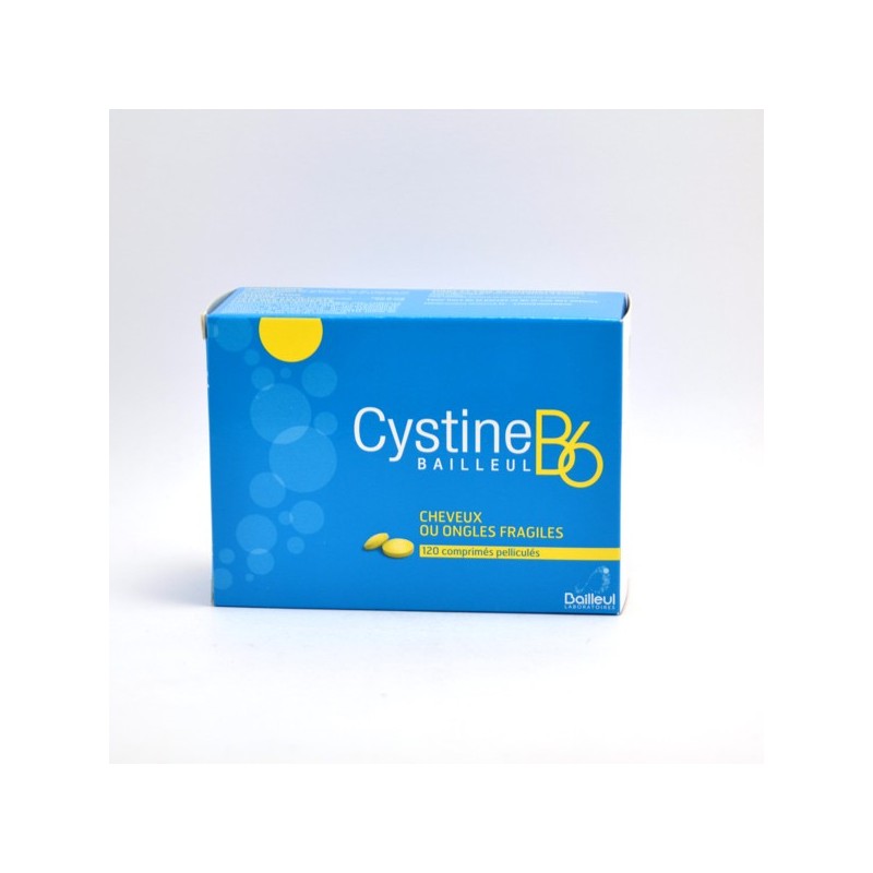 Bailleul: Cystine B6 Tablets – Pack of 120 (Fragile Hair and Nails) Bailleul