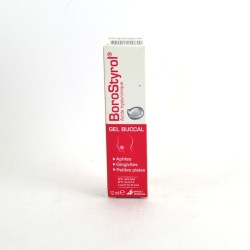 Gel Buccal BoroStyrol Acide Hyaluronique, 12 ml