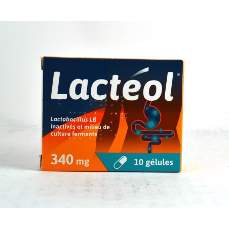  Lactéol 340 mg Capsules for Diarrhoea – Pack of 10 Lactéol