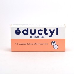  Eductyl Children's Effervescent Suppositories (Laxative) – Pack of 12 Eductyl
