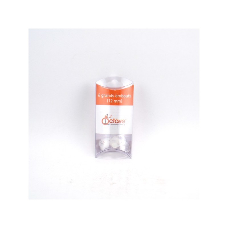  Large 12mm Mouthpieces for Sonalto Octave Hearing Aid, by 6 Sonalto