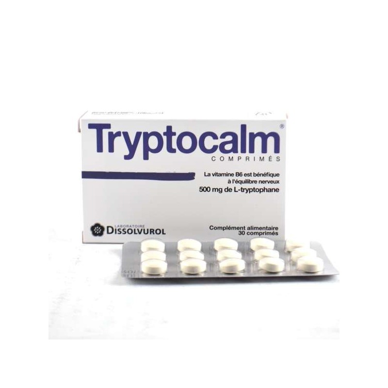  Tryptocalm 500mg of L-Tryptophan, 30 Tablets, Dissolvurol for a better spirit, sleep Tryptocalm