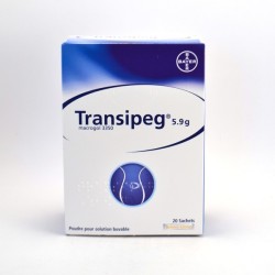 Transipeg 5,9g Macrogol Poudre Pour Suspension Buvable Arôme Citron Boite De 20 Sachets