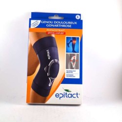  Proprioceptive PhysioStrap Knee Support with Epithelium flex - Epitact - Size L Epitact