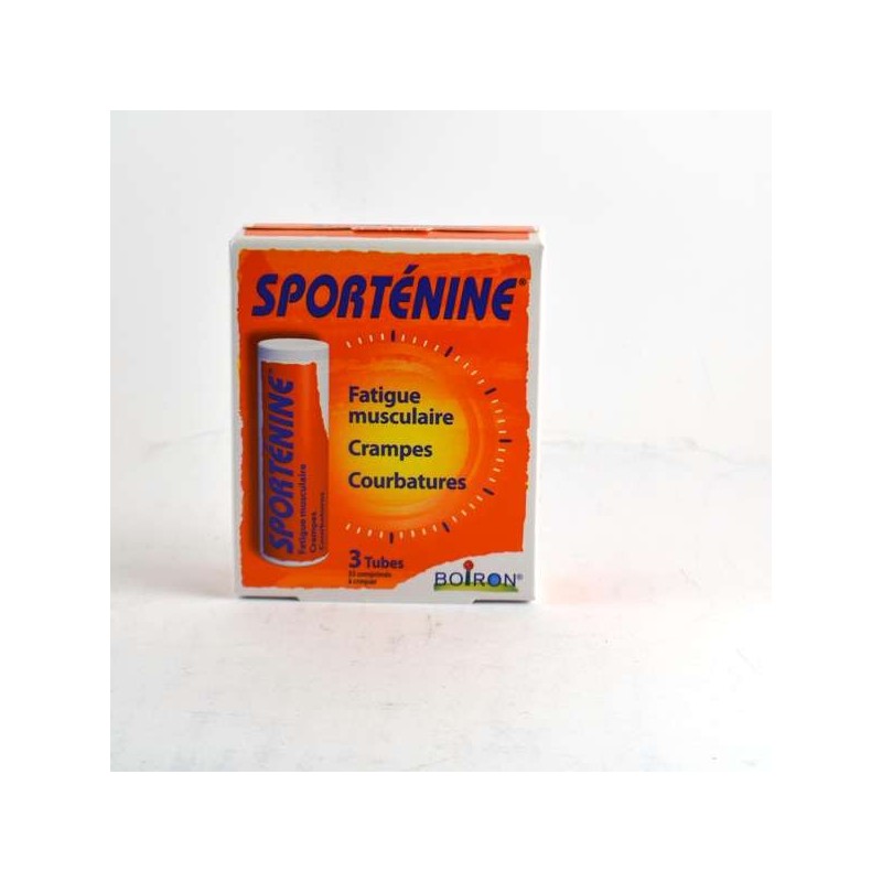 Sporténine Boiron Fatigue Musculaire, Crampes, Comprimé à Croquer, Boite de 33
