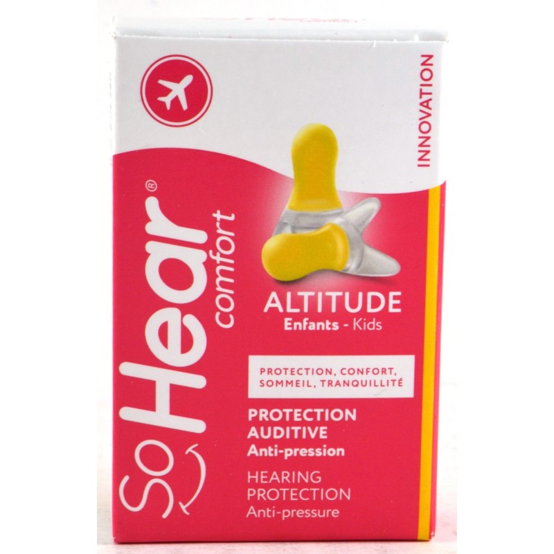SoHear Comfort Protection Auditive Altitude - Anti-Pression Enfants - 1 Paire