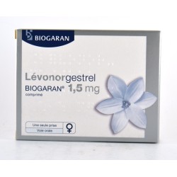  Levonorgestrel 1.5mg BIOGARAN - 1 tablet - Emergency Contraception Biogaran