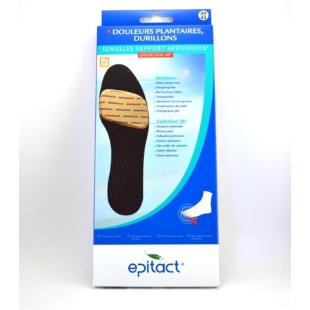  Aeroshoes Sole Supports - Plantar pain, Calluses - Epithelium 26, Epitact - Size 42-43 Epitact