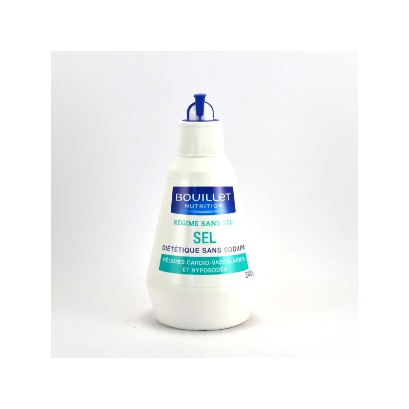 Sel Diététique Sans Sodium, Bouillet Nutrition - 240 g