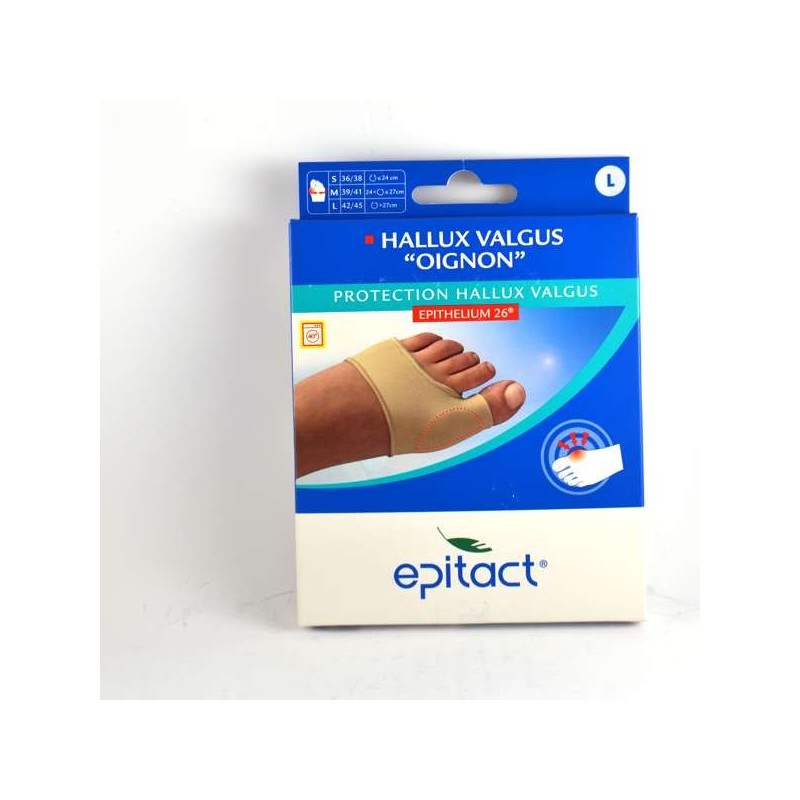 Protection Hallux Valgus Taille L - Epithelium 26 - Hallux Valgus "Oignon" - Epitact