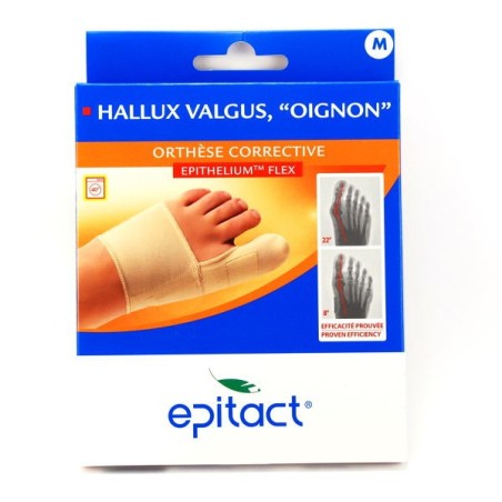  Epithelium Flex Corrective Splint for Hallux Valgus, Size M, Epitact, Bunion, 1 item Epitact