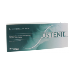 Ostenil 20mg/2ml, Hyaluronic Acid, Box of 3 syringes - athrosis and articulation OSTENIL