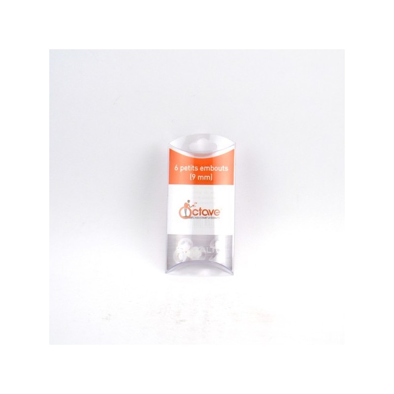 Petits Embouts 9mm pour appareil Auditif Sonalto Octave par 6