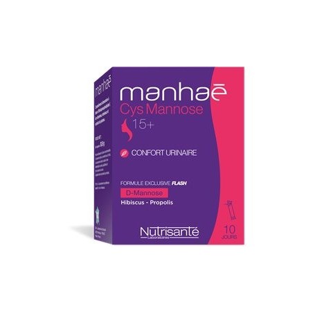 Manhaé CysMannose, confort urinaire, élimination, Nutrisanté, programme de 5j