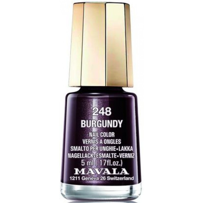 Nail Polish - Burgundy - N°248 - Mavala - 5ml
