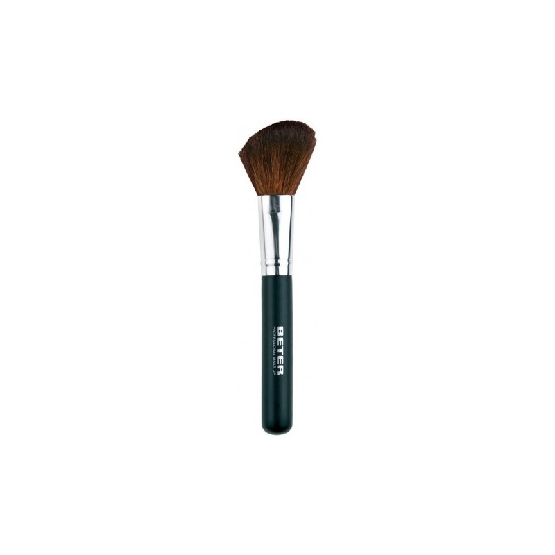  beter professional make up brush, beveled blush brush, goat hair 
