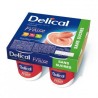 Delical sugar-free dessert cream, strawberry, 4 x 200g