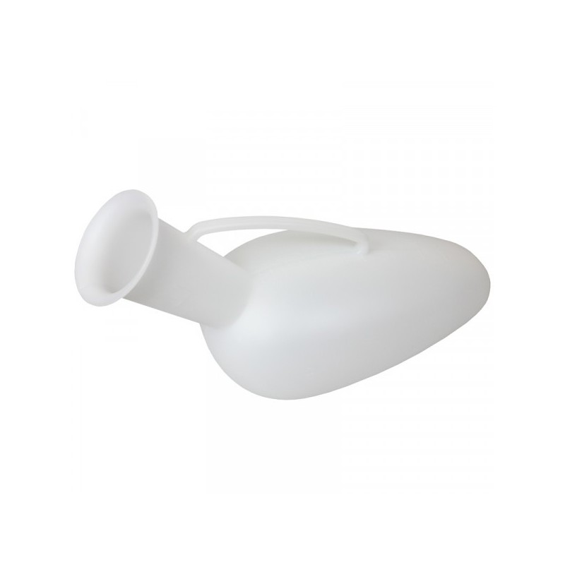 Urinal with comed handle