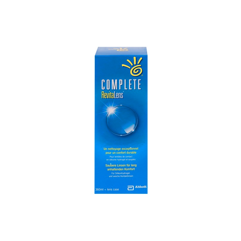 Complete - Revitalens - Nettoyage Pour Lentille - 360 ml + Etuis