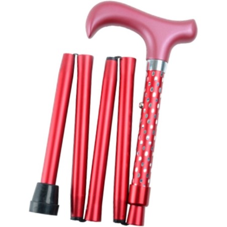 Canne Aluminium - Pliante - Poignet Anatomique