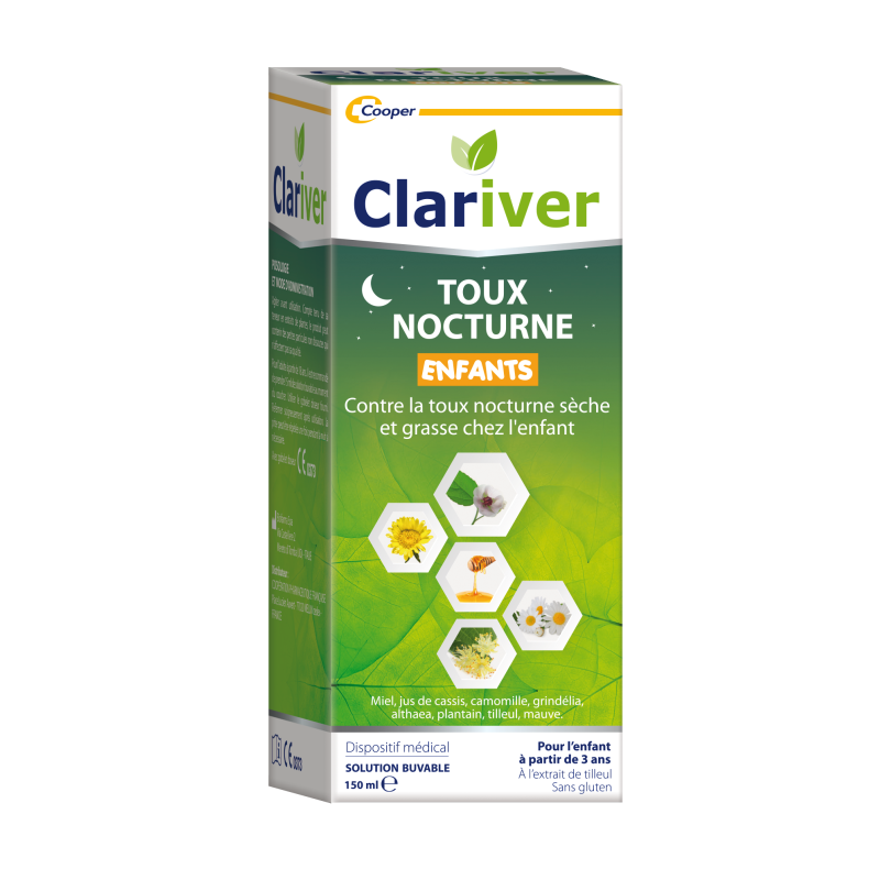 Toux Nocturnes Enfants - Clariver - 150 ml