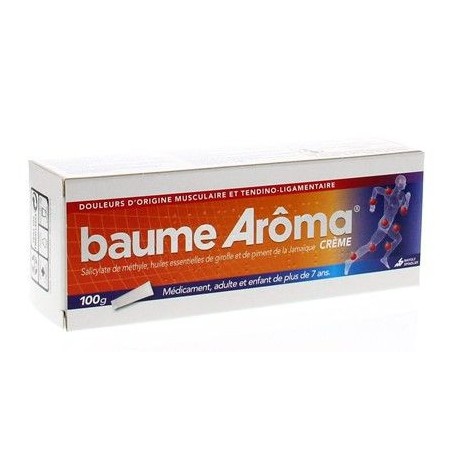 Baume Arôma, Crème Douleurs Musculaires et Tendino-Ligamentaires 100G