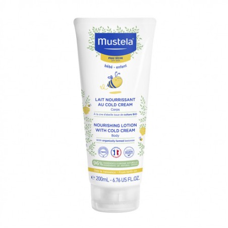 Nourishing Milk - Cold Cream - Body - Dry Skin - Mustela - 200 ml