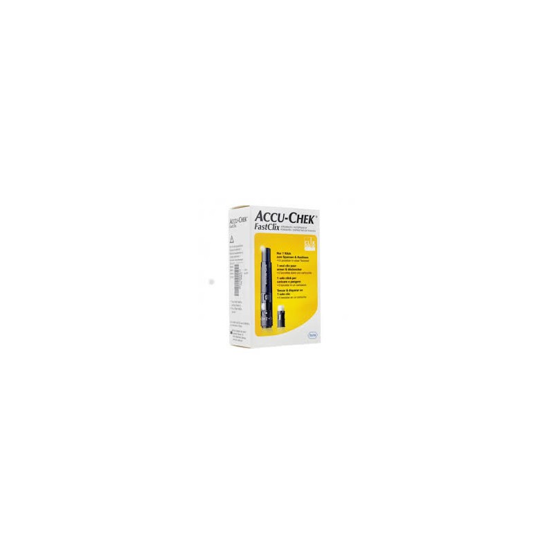 Autopiqueur + Cartouche de 6 Lancettes, Accu-Chek FASTCLIX