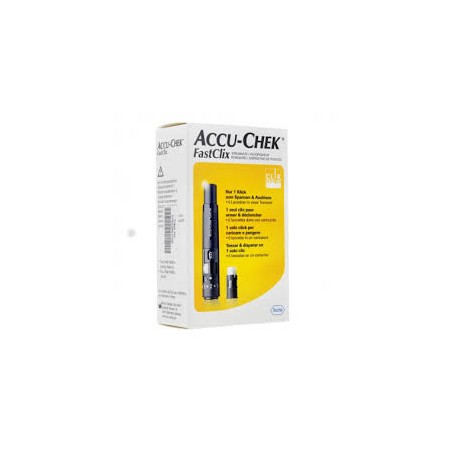 Autopiqueur + Cartouche de 6 Lancettes, Accu-Chek FASTCLIX