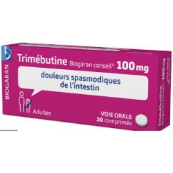 Trimebutine 100mg Biogaran Conseil 20 comprimés, Douleurs Spasmodiques Intestin, Voies Biliaires