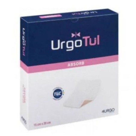 Tulle Urgotul - Pansement Interface 15x20 cm - Urgo - 10 Pansements