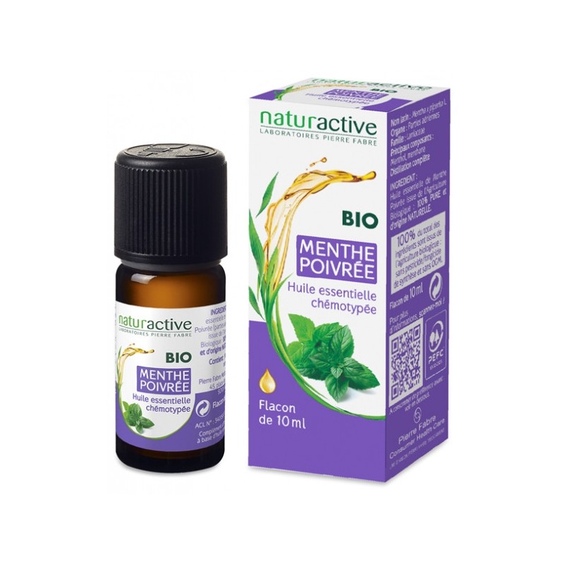 Naturactive Organic Peppermint Essential Oil, 10 ml