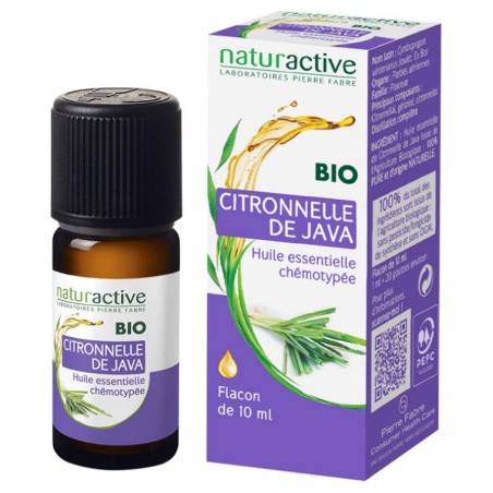  Naturactive Organic Java Lemongrass Essential Oil, 10 ml Naturactive