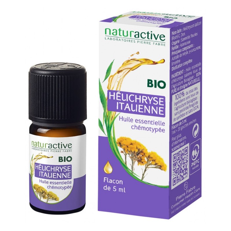 Huile Essentielle D'Helichryse Italienne Bio Naturactive, 5 ml